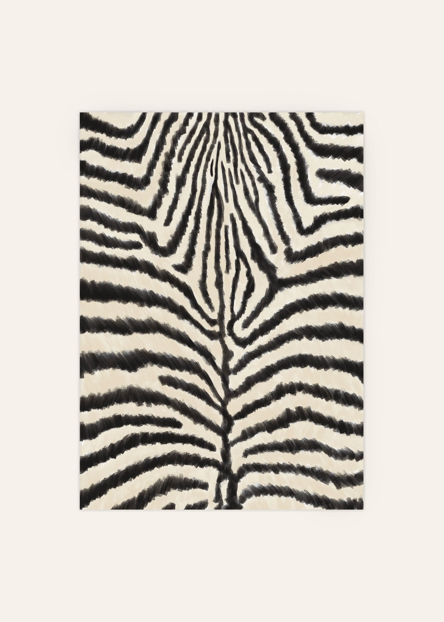 Zebra Print Poster