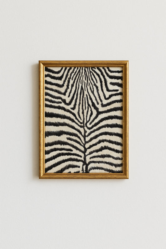 Zebra Print Poster