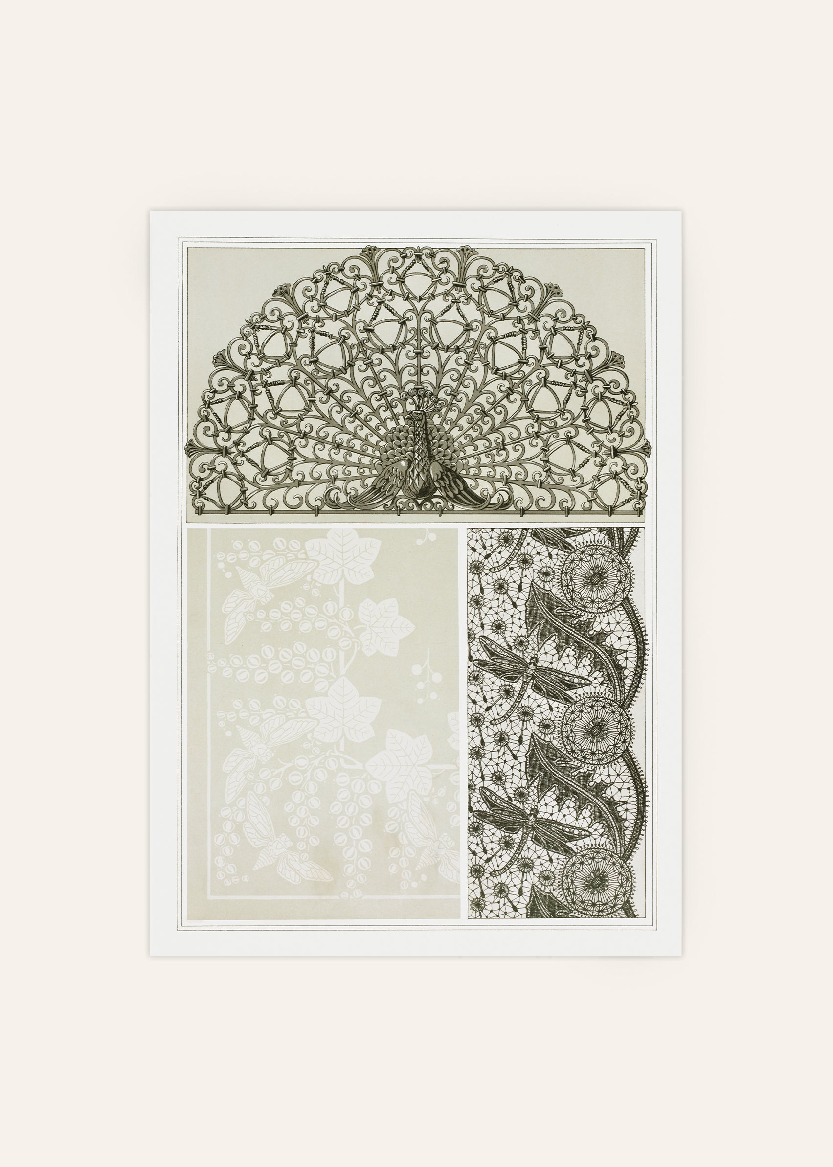 Art Nouveau Patterns Poster