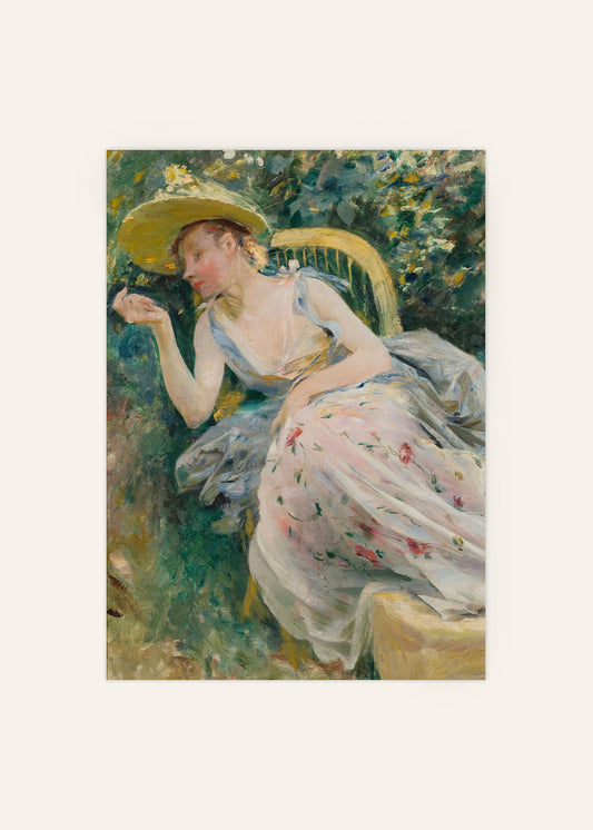 Carl Larsson - Study for Rokoko Poster