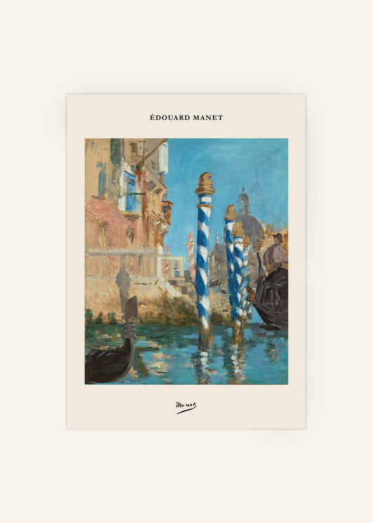 Édouard Manet - Le Grand Canal Poster