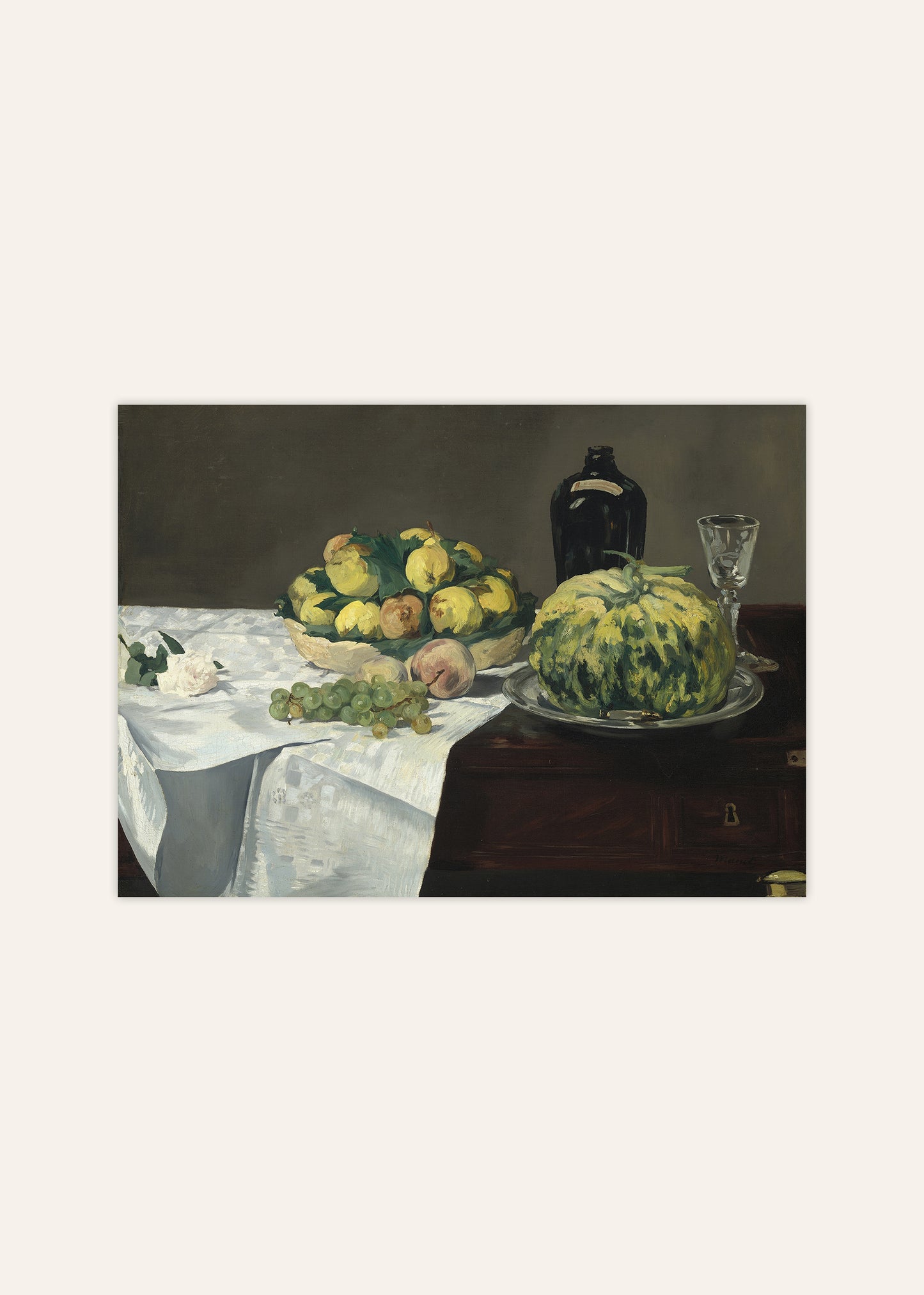 Édouard Manet - Melon and Peaches Poster