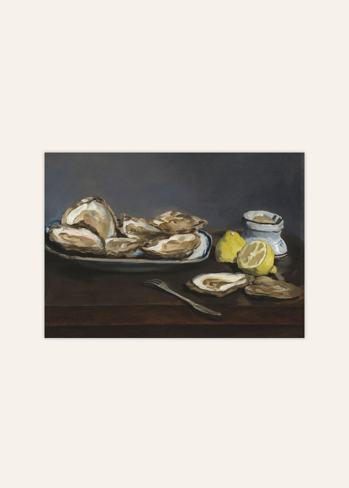 Édouard Manet - Oysters and Lemons Poster