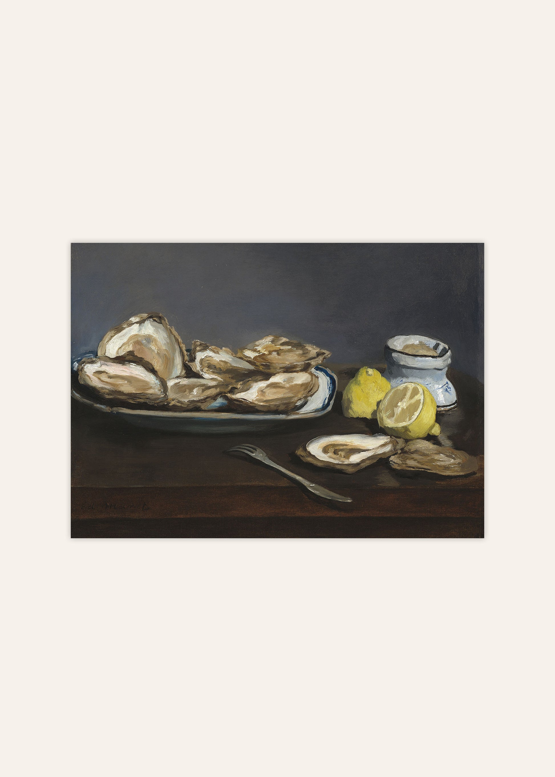 Édouard Manet - Oysters and Lemons Poster