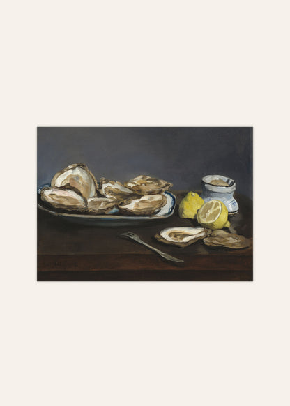 Édouard Manet - Oysters and Lemons Poster