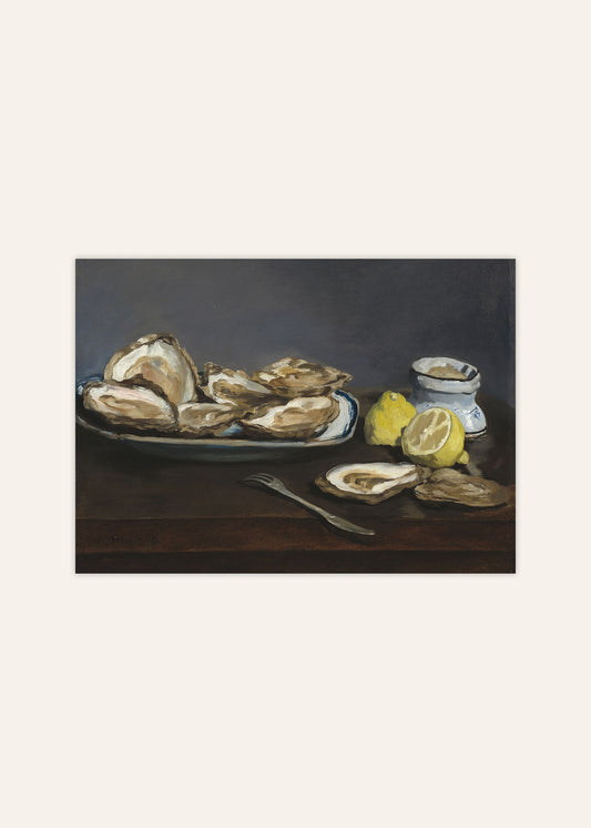 Édouard Manet - Oysters and Lemons Poster