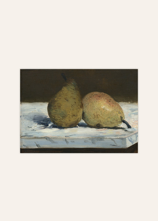 Édouard Manet - Pears Still Life Poster
