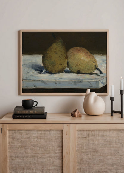Édouard Manet - Pears Still Life Poster