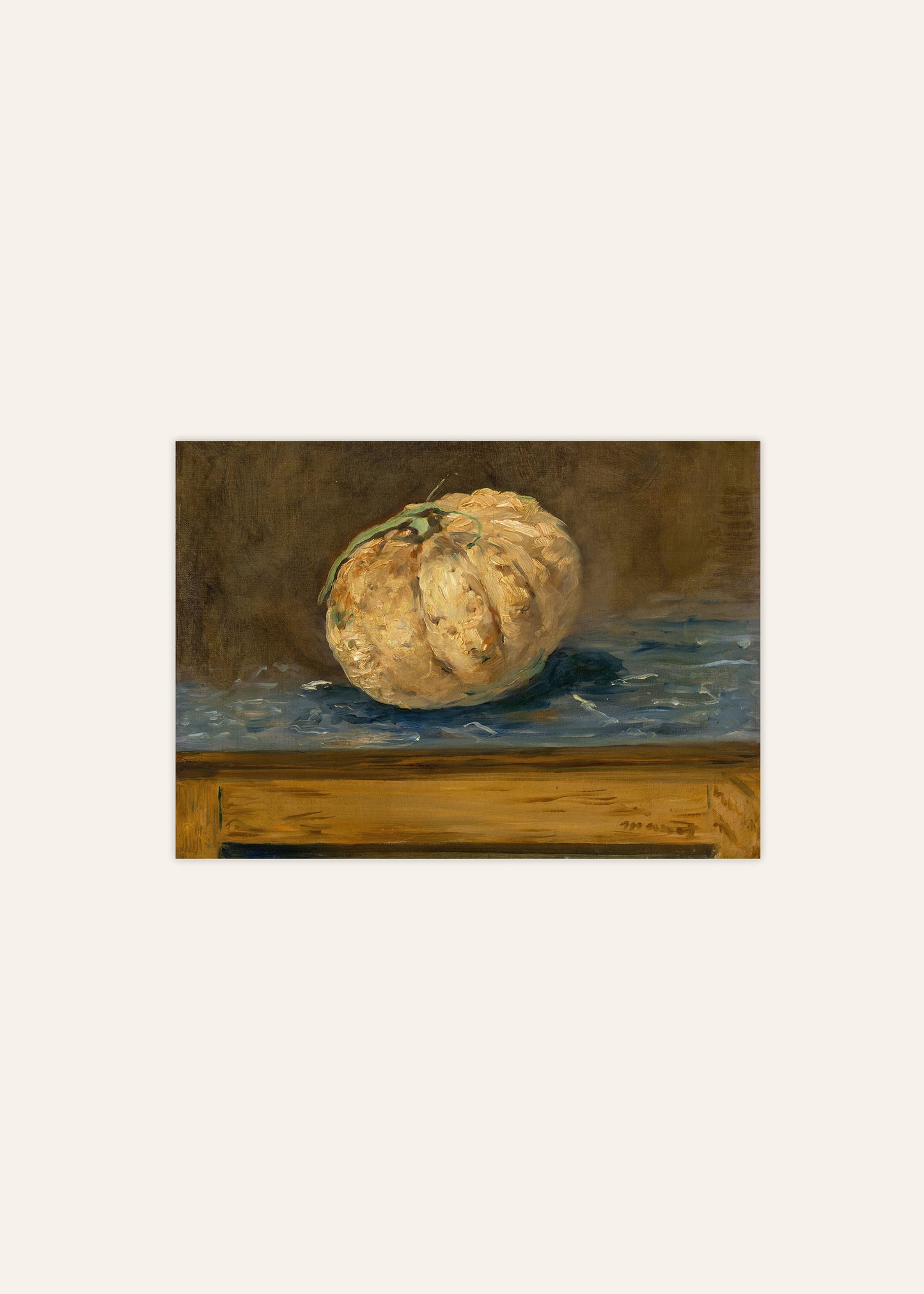 Édouard Manet - The Melon Still Life Poster