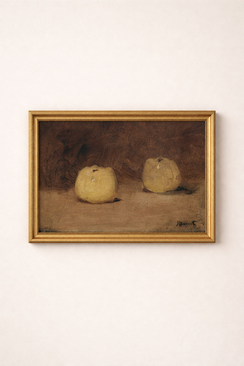 Édouard Manet - Two Apples Poster