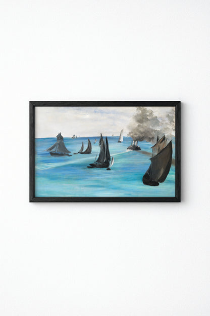 Édouard Manet Vue de mer Temps Calme Poster