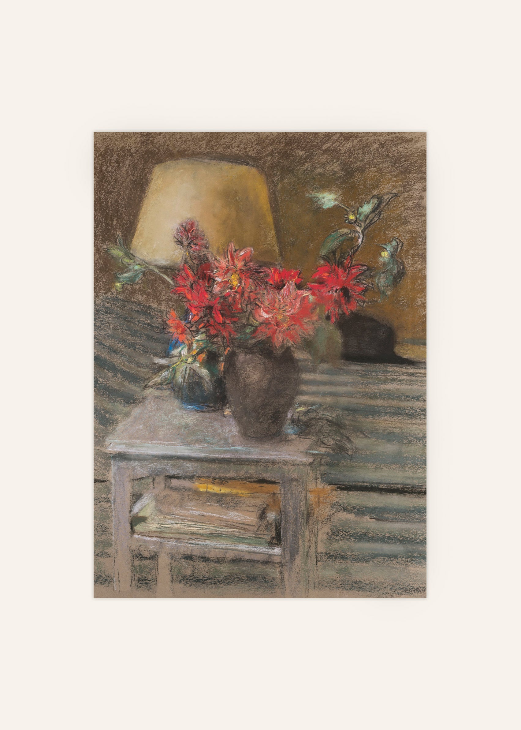Édouard Vuillard - Fleurs sur une Table Poster