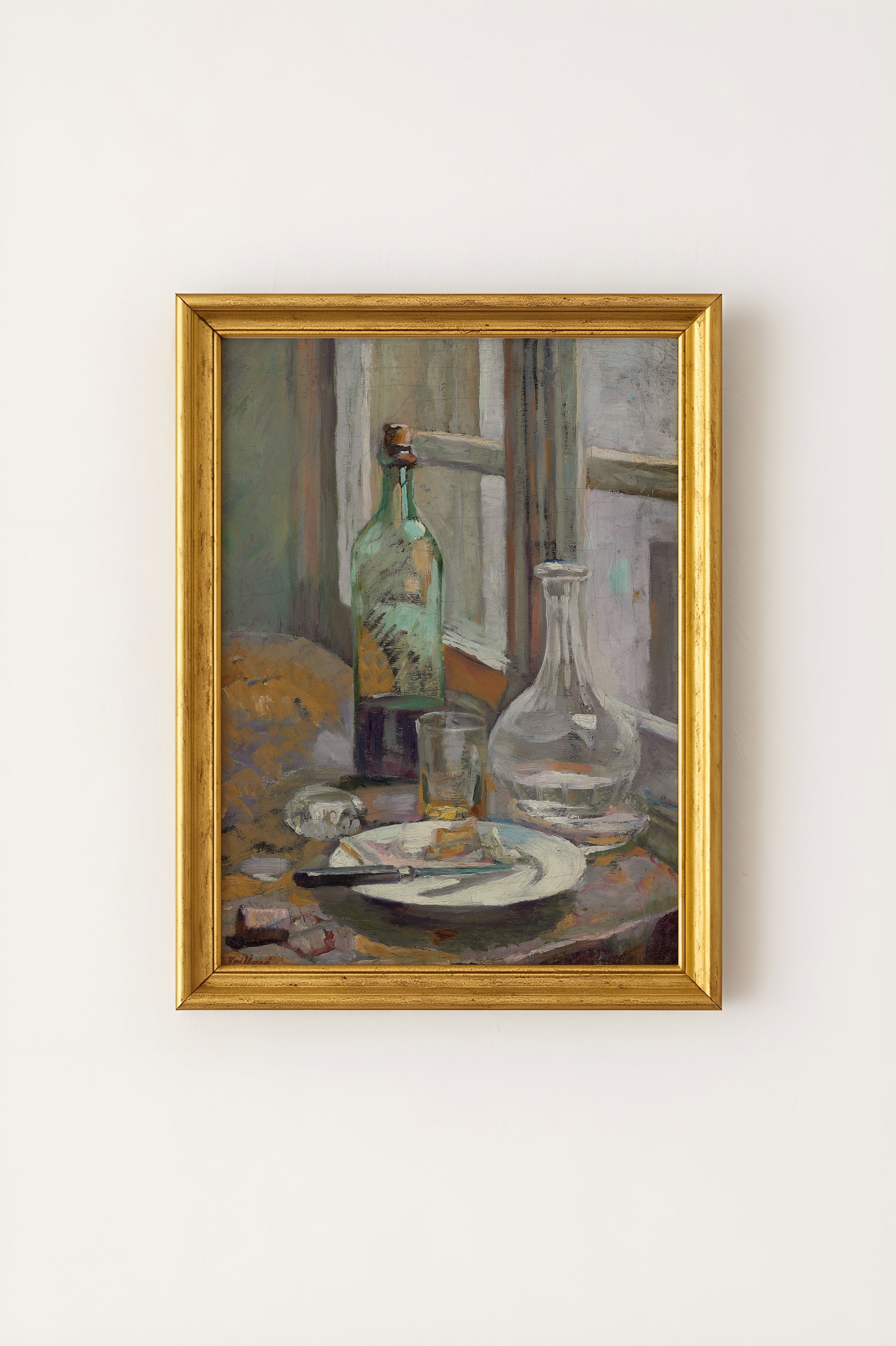Édouard Vuillard - Nature Morte Avec Bouteille et Carafe Poster