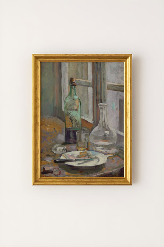 Édouard Vuillard - Nature Morte Avec Bouteille et Carafe Poster