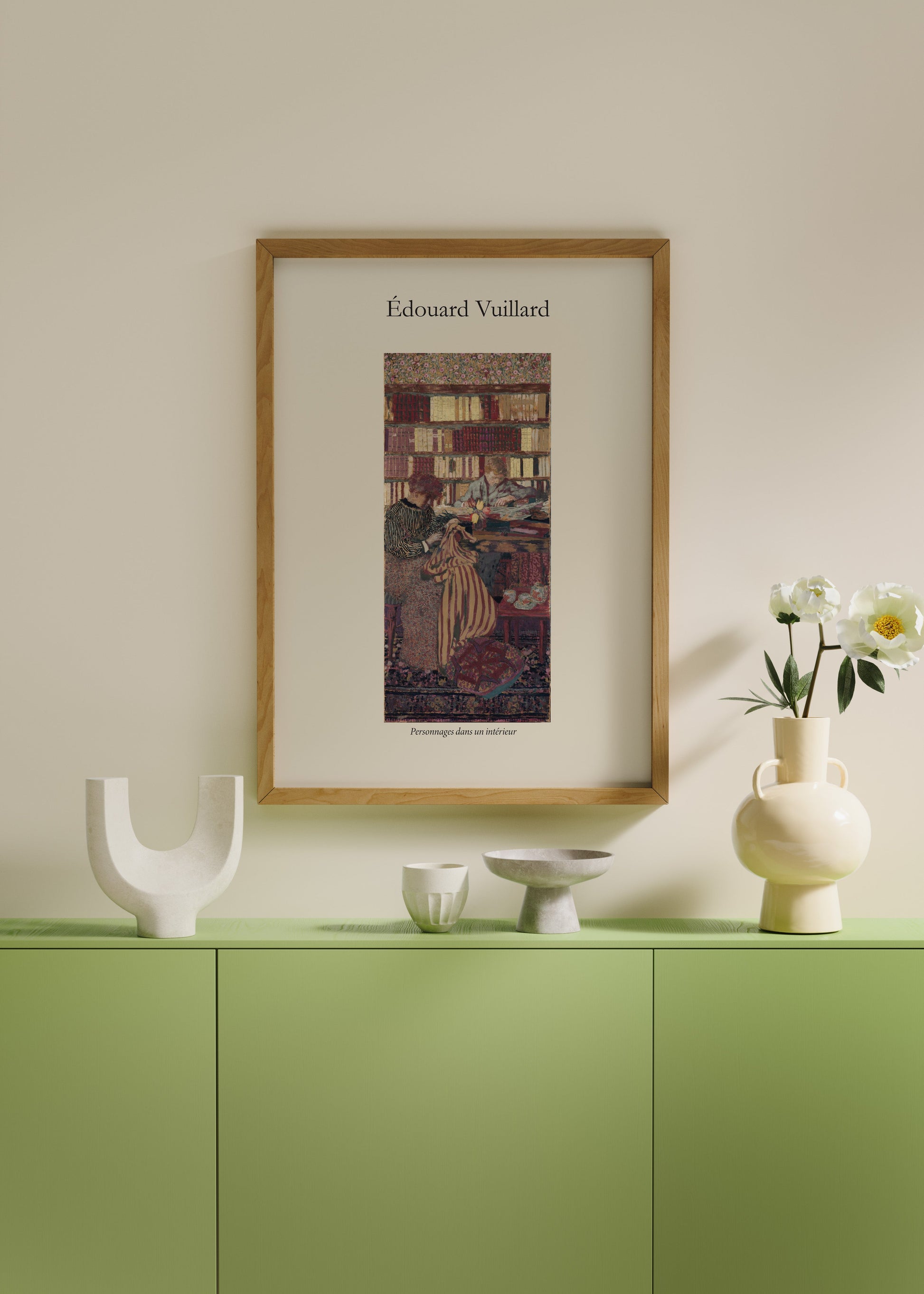 Édouard Vuillard - Personnages Dans un Intérieur Poster