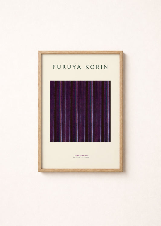 Furuya Korin - Japanese Textile Poster