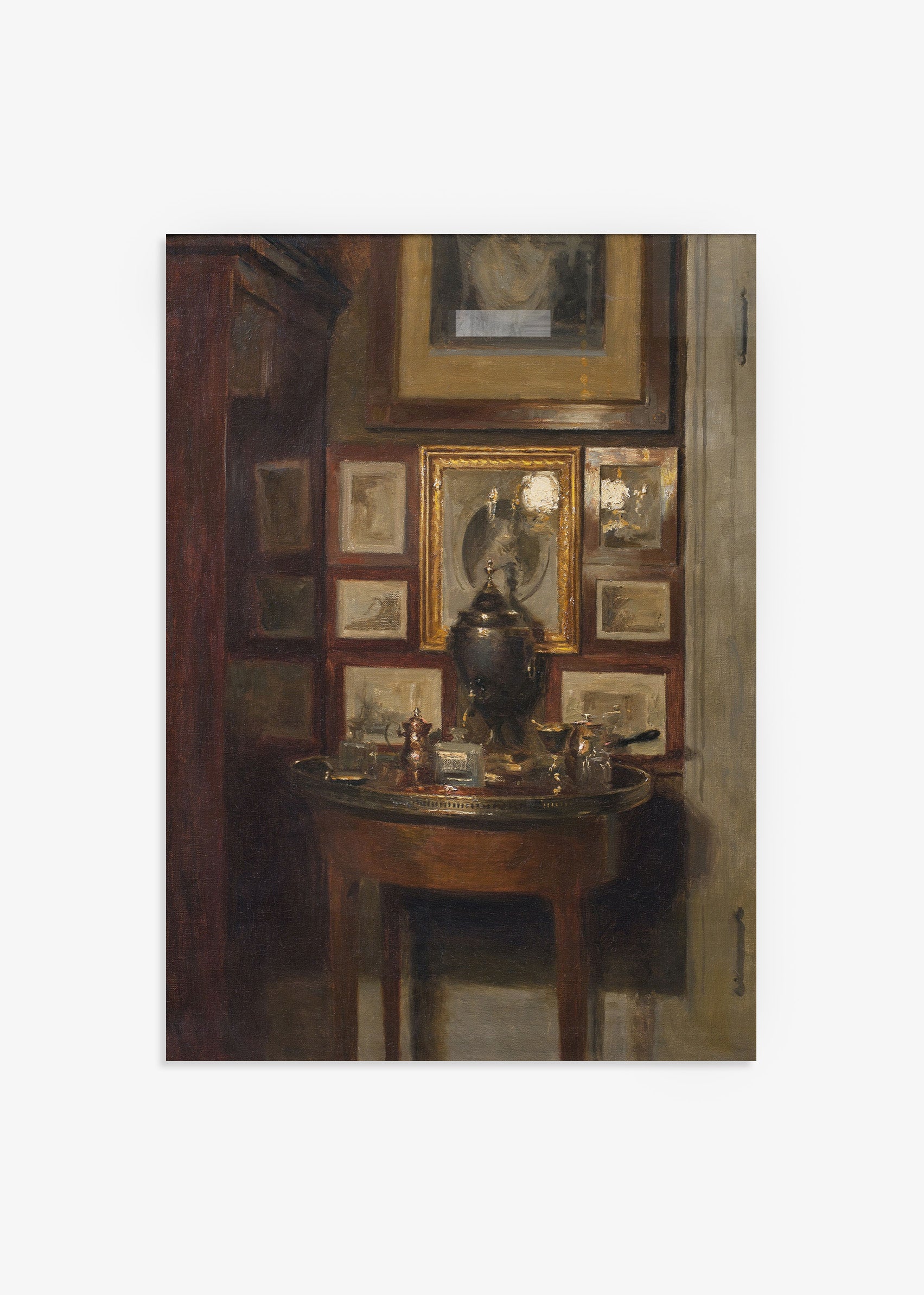 Interior With A Samovar Poster