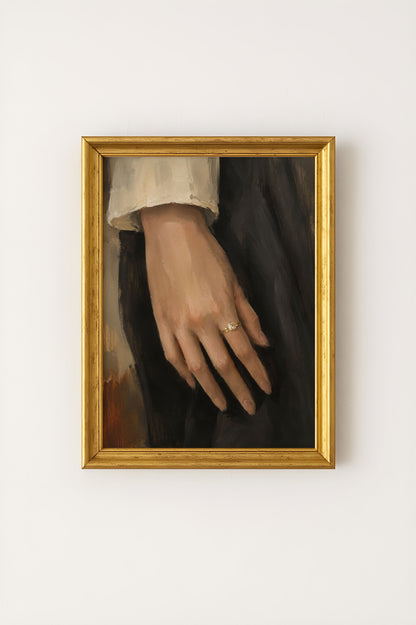 Hand Close-up Poster