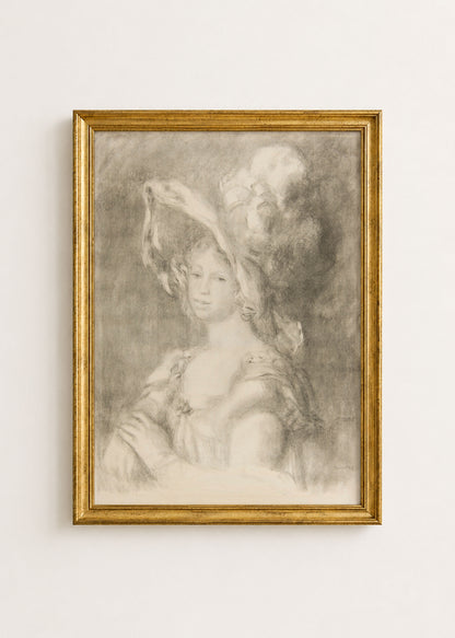 Pierre-Auguste Renoir - Mademoiselle Dieterle Poster