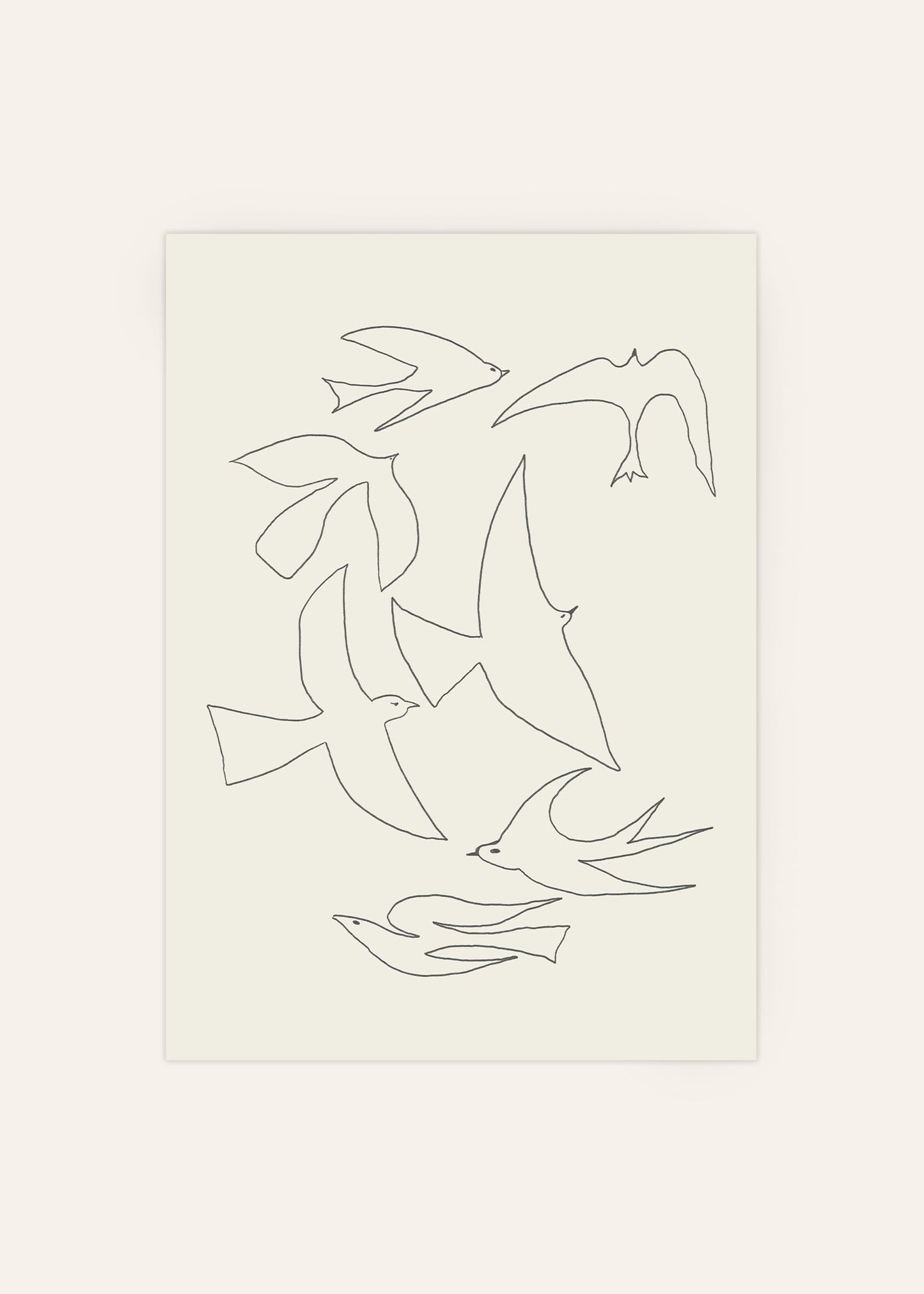 Birds Line Art