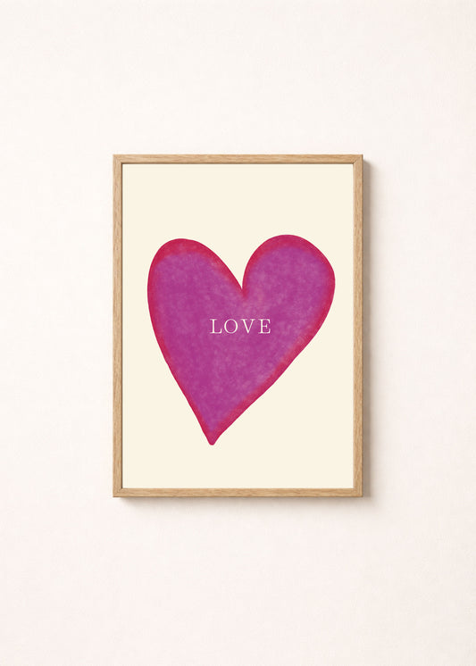 Love Heart Poster
