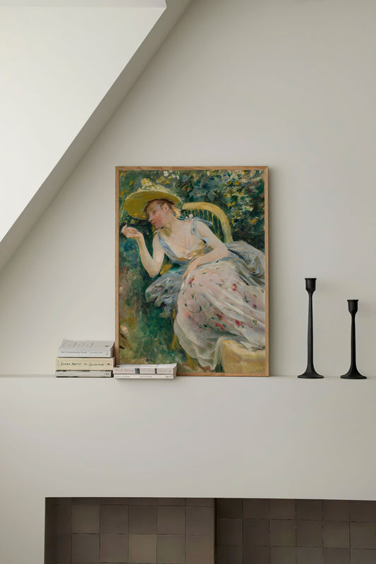 Carl Larsson - Study for Rokoko Poster