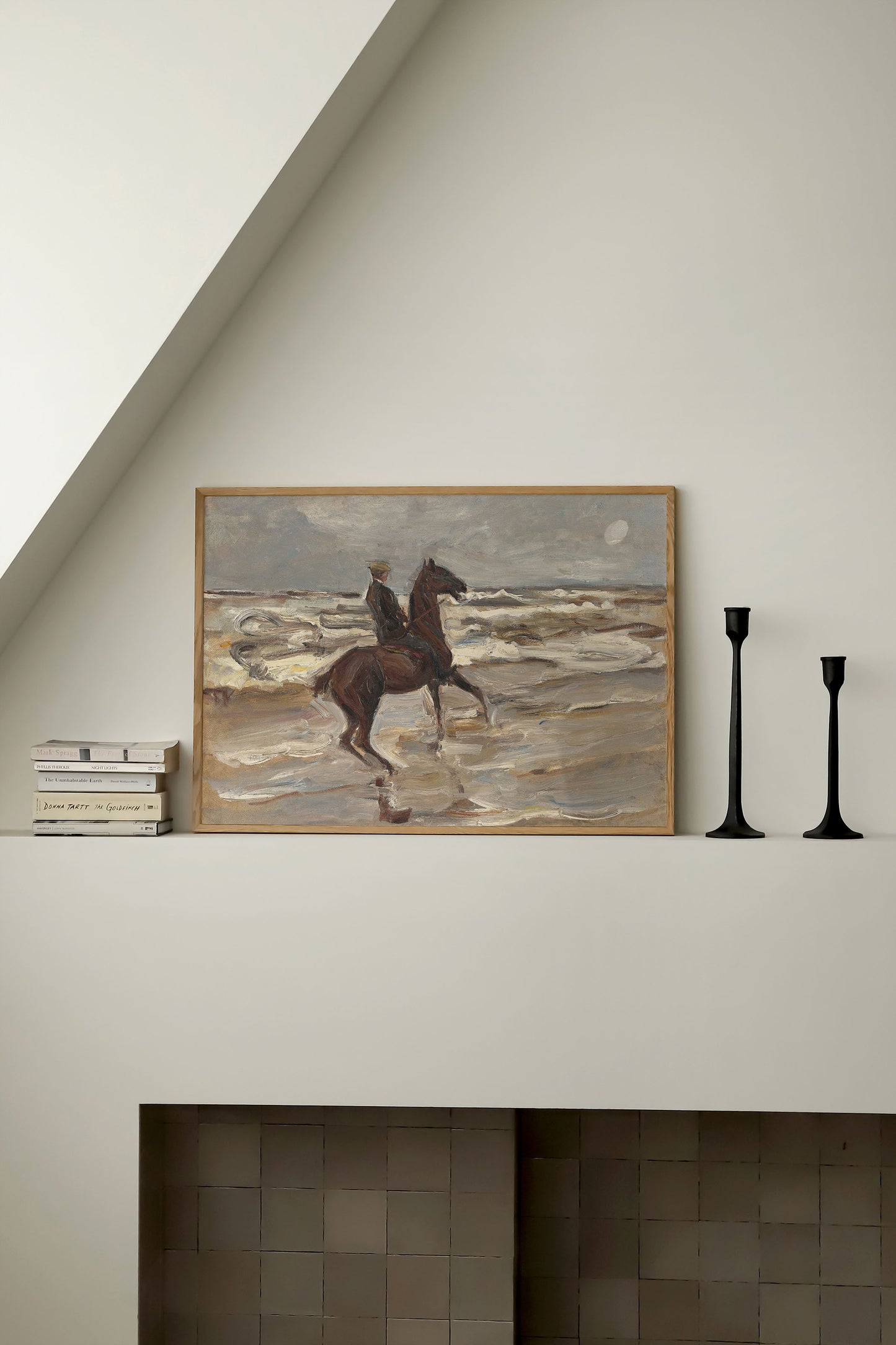 Max Liebermann - Rider On The Beach Poster