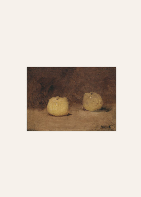 Édouard Manet - Two Apples Poster