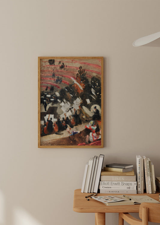 John Singer Sargent Rehearsal of the Pasdeloup Orchestra Poster