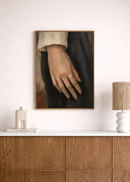 Hand Close-up Poster