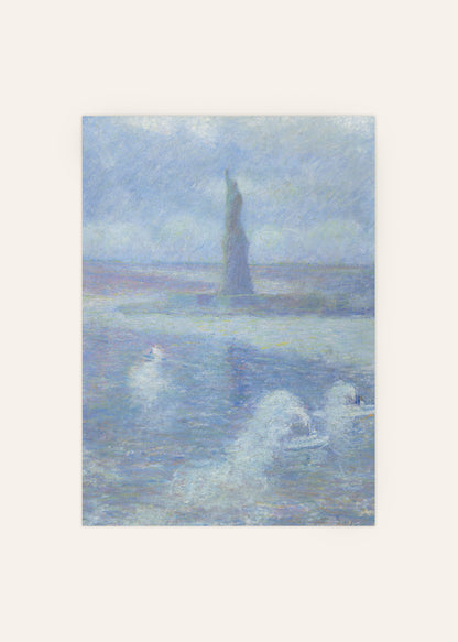 Theodore Earl Butler - Statue of Liberty, N.Y. in Mist Poster