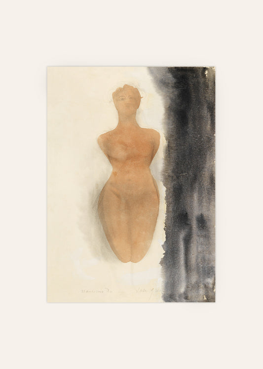 Figurine Of A Woman Poster